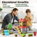 Incrível Brinquedo Magnético De Montagem Montessori (100 Pçs)