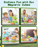 Incrível Brinquedo Magnético De Montagem Montessori (100 Pçs)