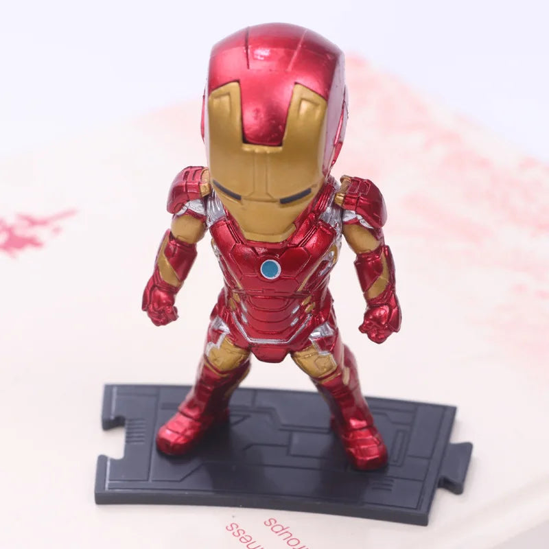 Conjunto Incríveis Bonecos Super Heróis Marvel (6 Pçs)