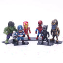 Conjunto Incríveis Bonecos Super Heróis Marvel (6 Pçs)
