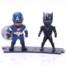 Conjunto Incríveis Bonecos Super Heróis Marvel (6 Pçs)