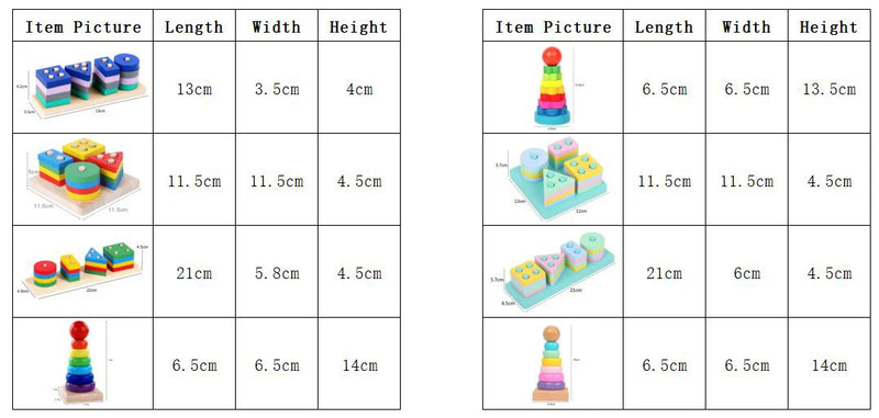 Divertido Brinquedo Blocos De Encaixe Montessori