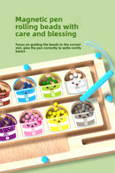 Divertido Labirinto Magnético Classificação De Cores Montessori