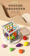 Divertido Cubo Blocos Coloridos Montessori