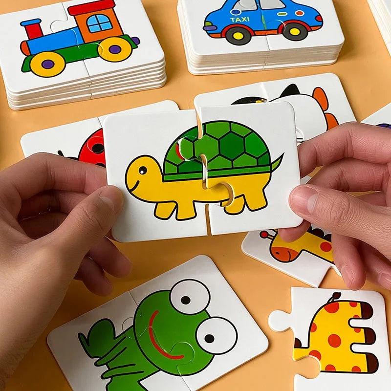 Divertido Quebra-Cabeça Montessori (32 Peças)