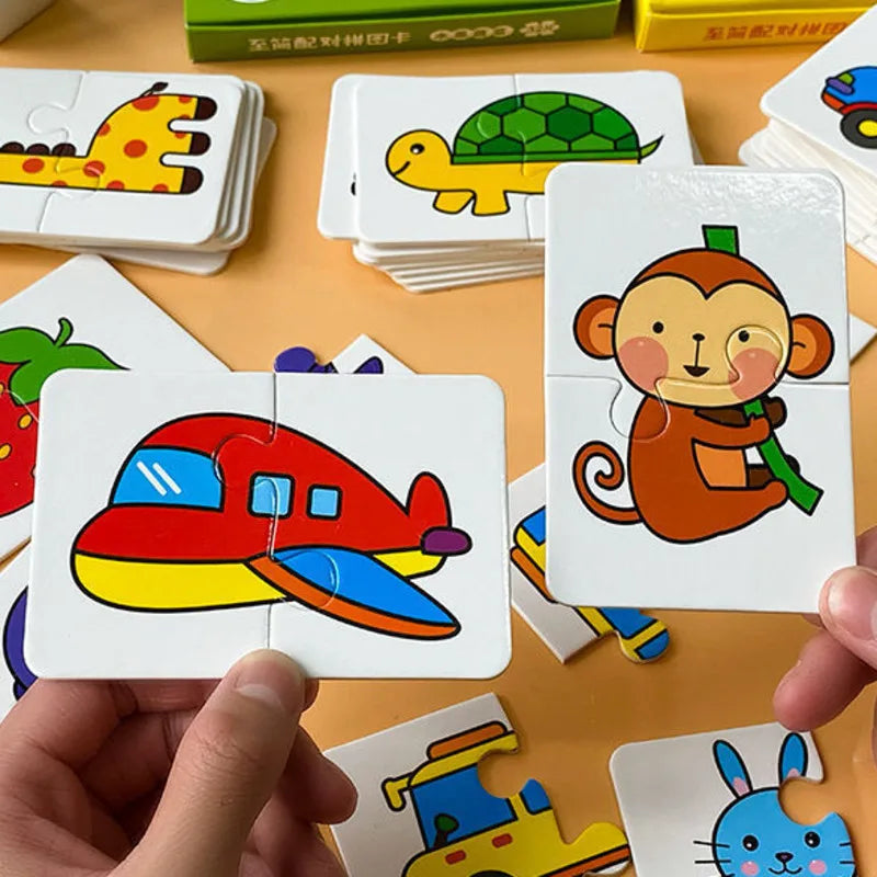 Divertido Quebra-Cabeça Montessori (32 Peças)