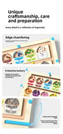 Divertido Labirinto Magnético Classificação De Cores Montessori