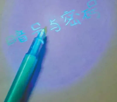 Divertida Caneta Luminosa (4 Pçs)