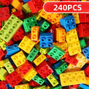 Divertido Brinquedo Blocos de Construção (240 pçs)