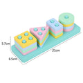 Divertido Brinquedo Blocos De Encaixe Montessori