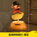 Incrível Figura Giratória e Luminosa Goku