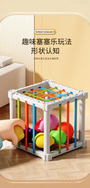 Divertido Cubo Blocos Coloridos Montessori