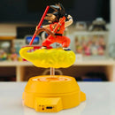 Incrível Figura Giratória e Luminosa Goku