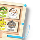 Divertido Labirinto Magnético Classificação De Cores Montessori