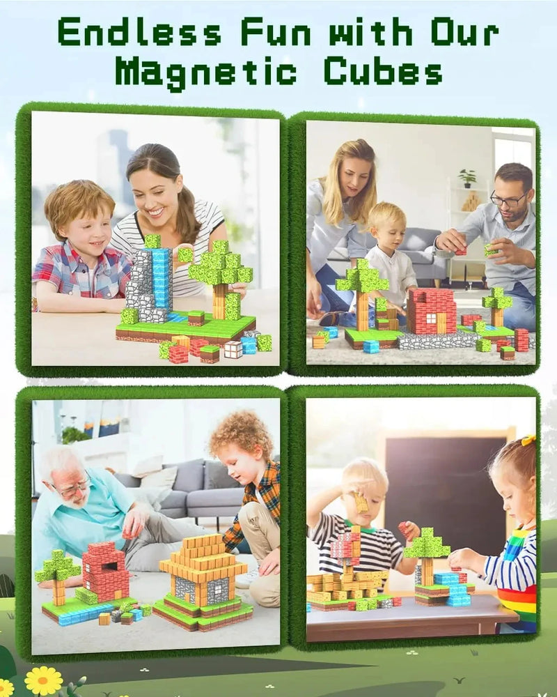 Incrível Brinquedo Magnético De Montagem Montessori (100 Pçs)