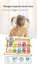 Divertido Labirinto Magnético Classificação De Cores Montessori