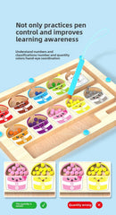 Divertido Labirinto Magnético Classificação De Cores Montessori