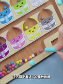 Divertido Labirinto Magnético Classificação De Cores Montessori